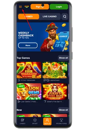 Bass Win app android download interface