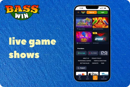 Bass Win Casino Game Shows
